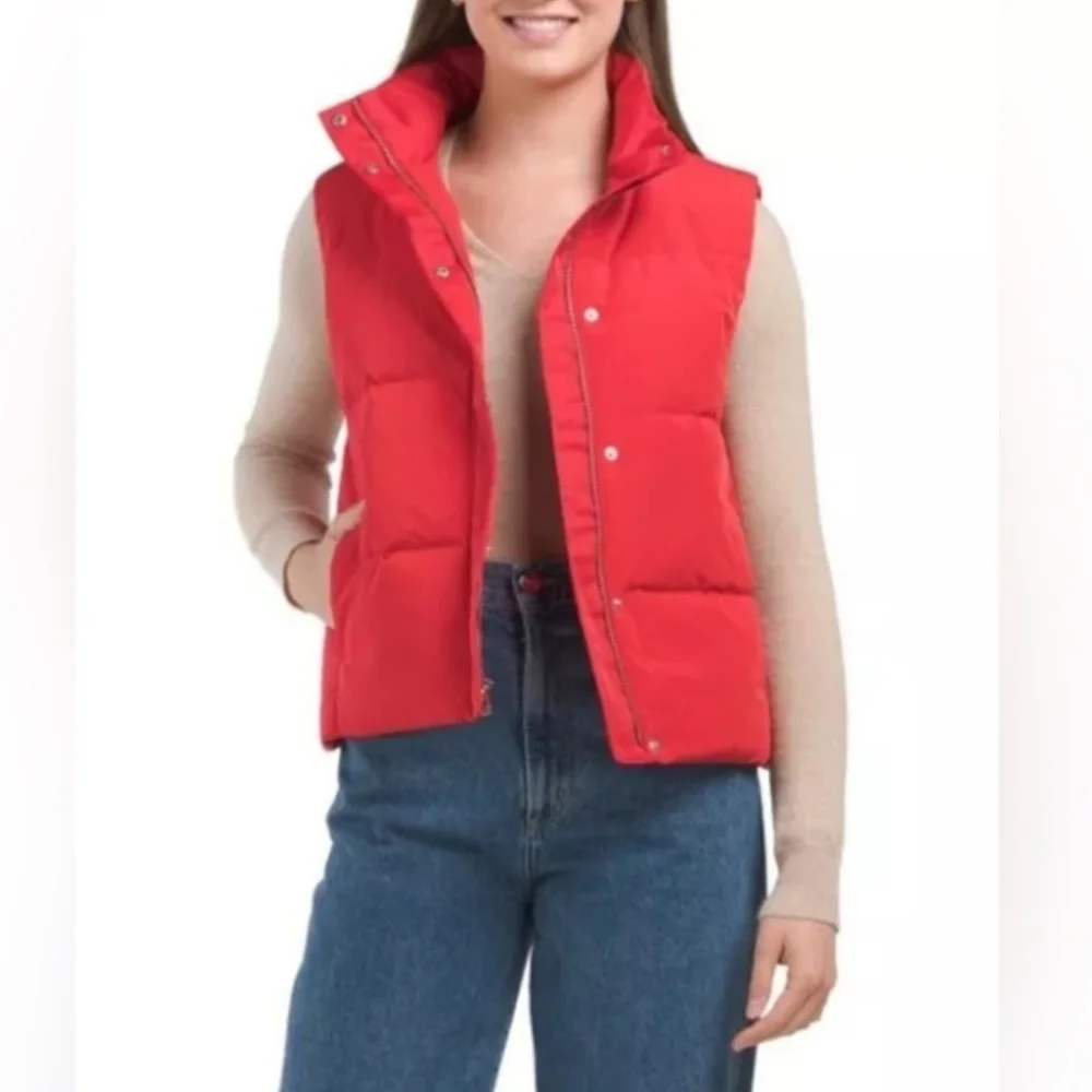 Theory Shell Down Vest Renew Poly 2 Down Feather Blend Fill Dark Rosemary M NWT